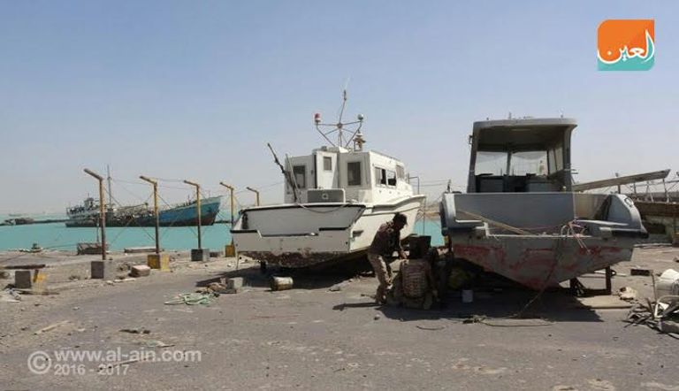 قوات الجيش بعد تحرير المخا