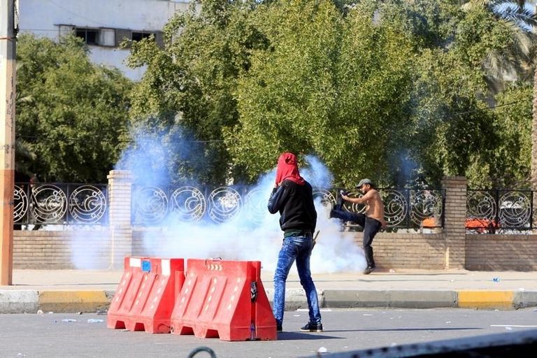 جانب من الاشتباكات