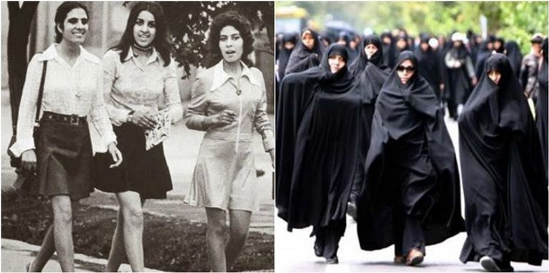 الخميني بعد عودته إلى طهران 1979- صورة أرشيفية