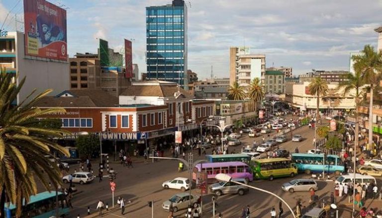 العاصمة الكينية نيروبي يبلغ سكانها3.4 مليون نسمة
