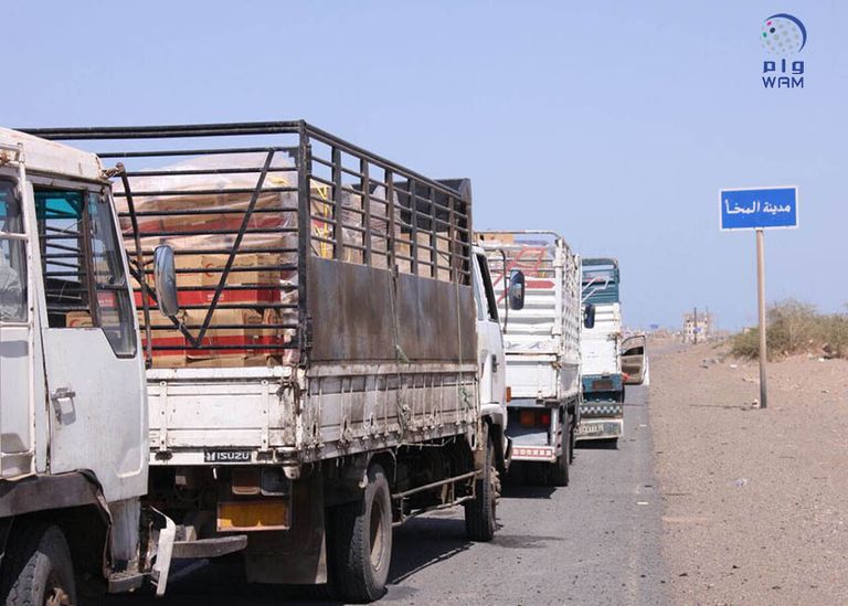 قافلة الهلال الإماراتي للمخا