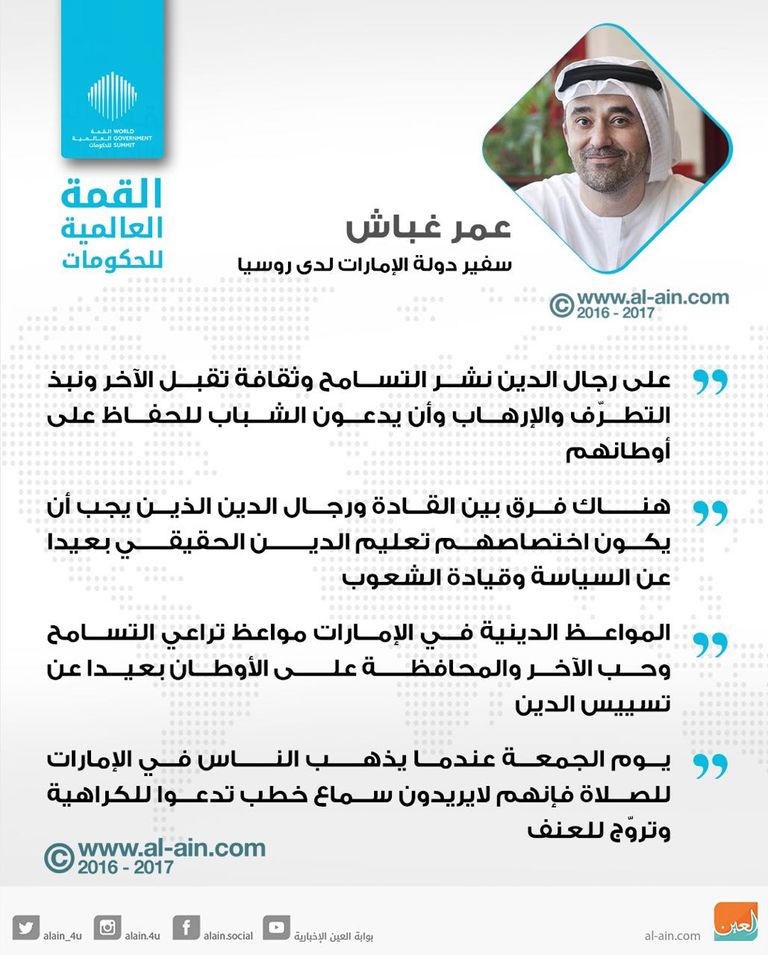 عمر سيف غباش، سفير دولة الإمارات لدى روسيا الاتحادية