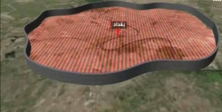 جانب من خندق كربلاء