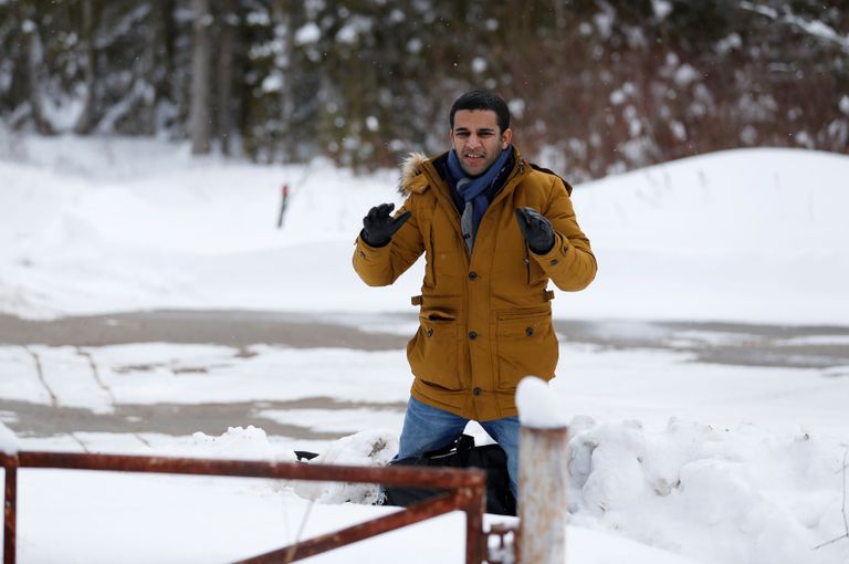 شاب موريتاني وصل إلى كيبيك في كندا عابرا الحدود مع الولايات المتحدة - رويترز