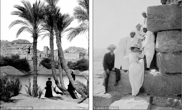 سحر الأهرامات يجتذب الزائرين في كل العصور