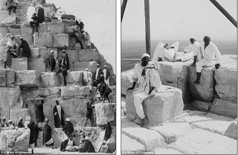 سحر الأهرامات يجتذب الزائرين في كل العصور