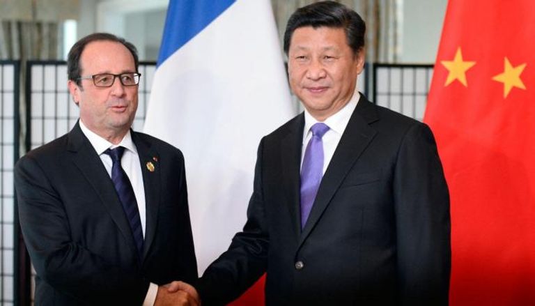 الرئيسان الفرنسي والصيني - أرشيفية