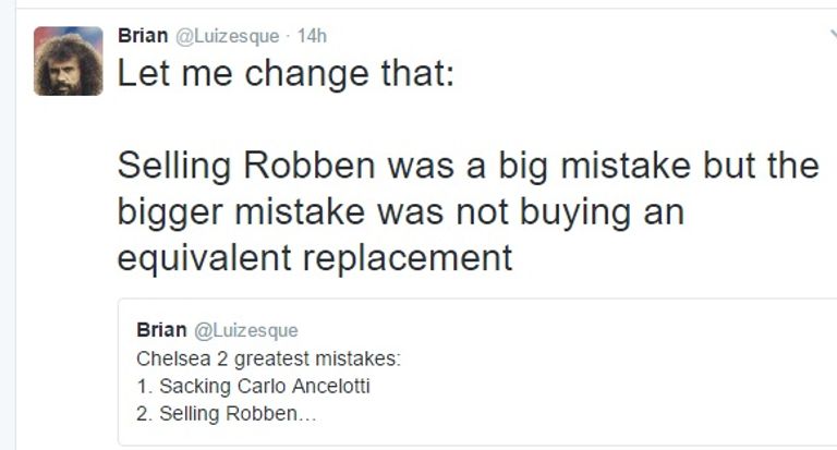 روبين يسجل الهدف الأول في شباك أرسنال