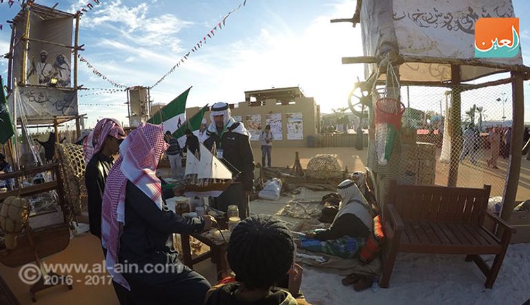 من فعاليات جناح الإمارات في مهرجان الجنادرية الـ 31