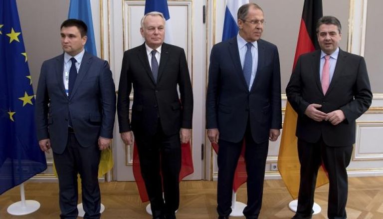 وزراء خارجية روسيا وفرنسا وأوكرانيا بميونيخ
