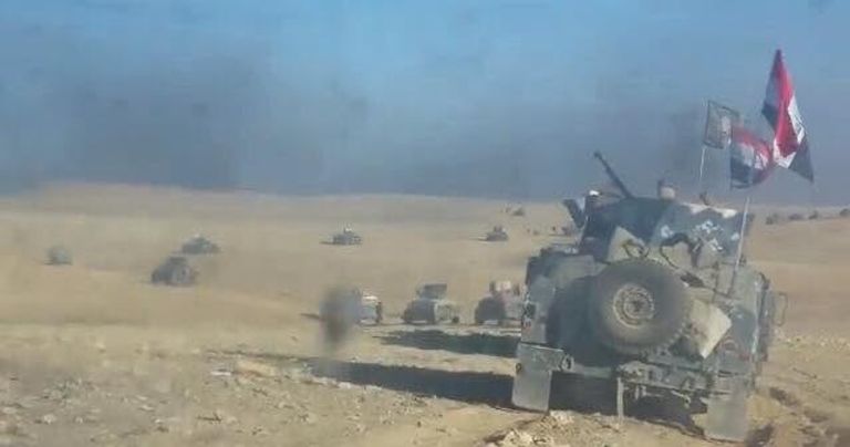 انطلاق العمليات العسكرية لاستعادة غرب الموصل القوات العراقية تتجه غرب الموصل
