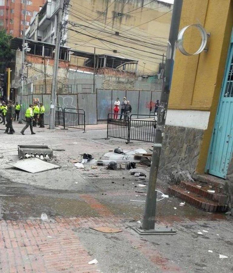 صورة من الانفجار 