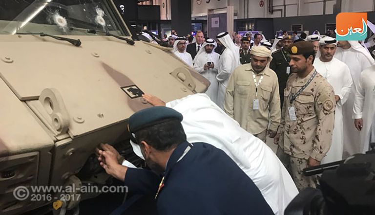 جولة الشيخ محمد بن زايد في ايدكس 2017