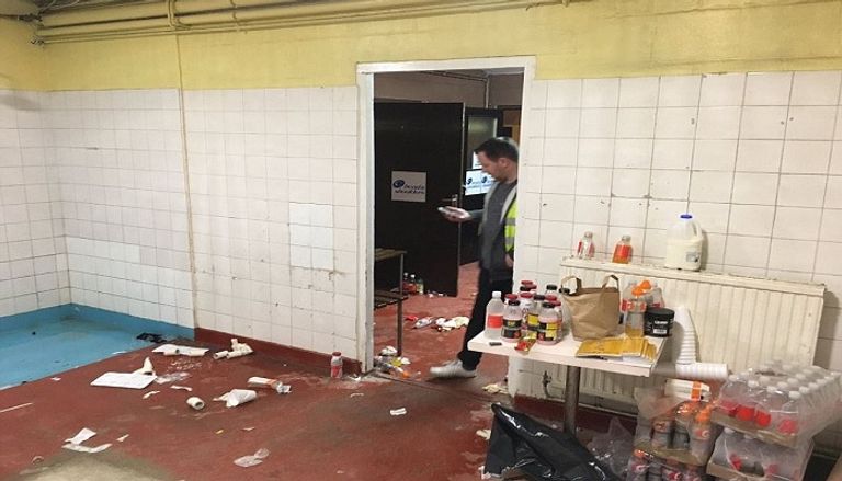 صورة من المباراة