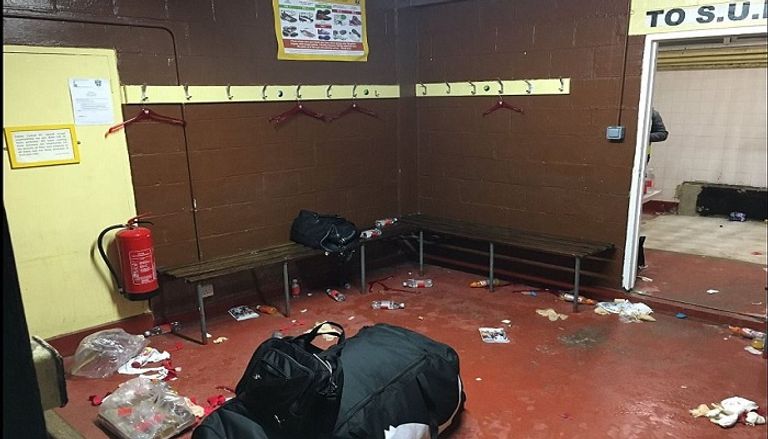 صورة من المباراة