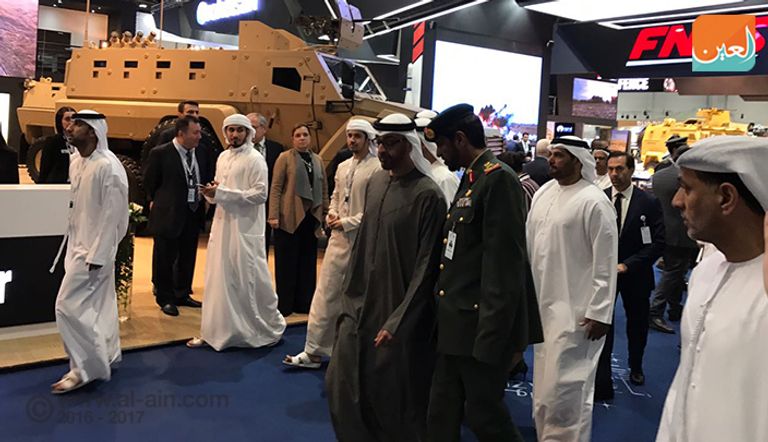 جولة الشيخ محمد بن زايد في ايدكس 2017