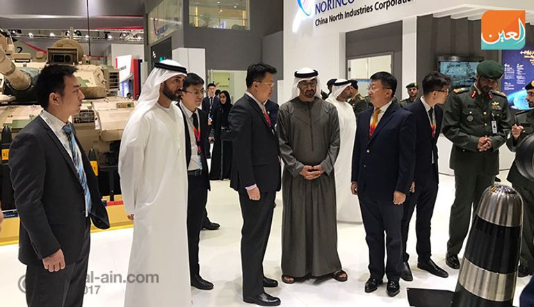 جولة الشيخ محمد بن زايد في ايدكس 2017