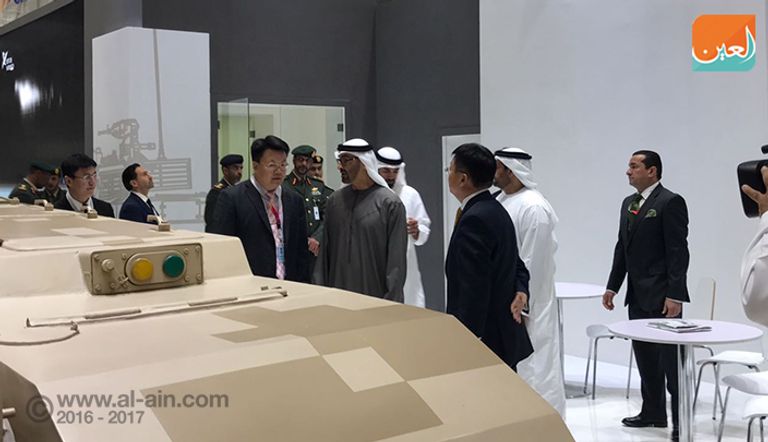 جولة الشيخ محمد بن زايد في ايدكس 2017