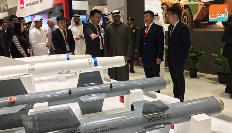 جولة الشيخ محمد بن زايد في ايدكس 2017