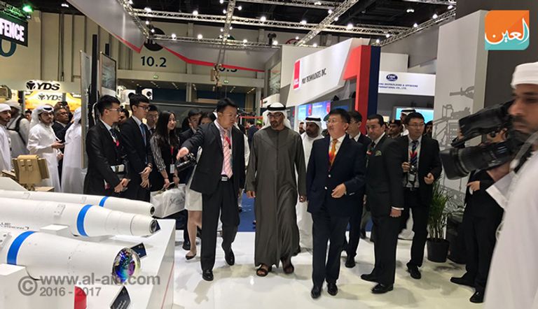 جولة الشيخ محمد بن زايد في ايدكس 2017