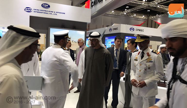 جولة الشيخ محمد بن زايد في ايدكس 2017