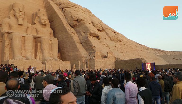 ظاهرة تعامد الشمس على وجه رمسيس