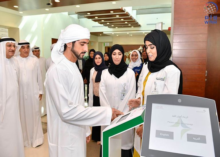 خلال تفقده في أقسام المركز