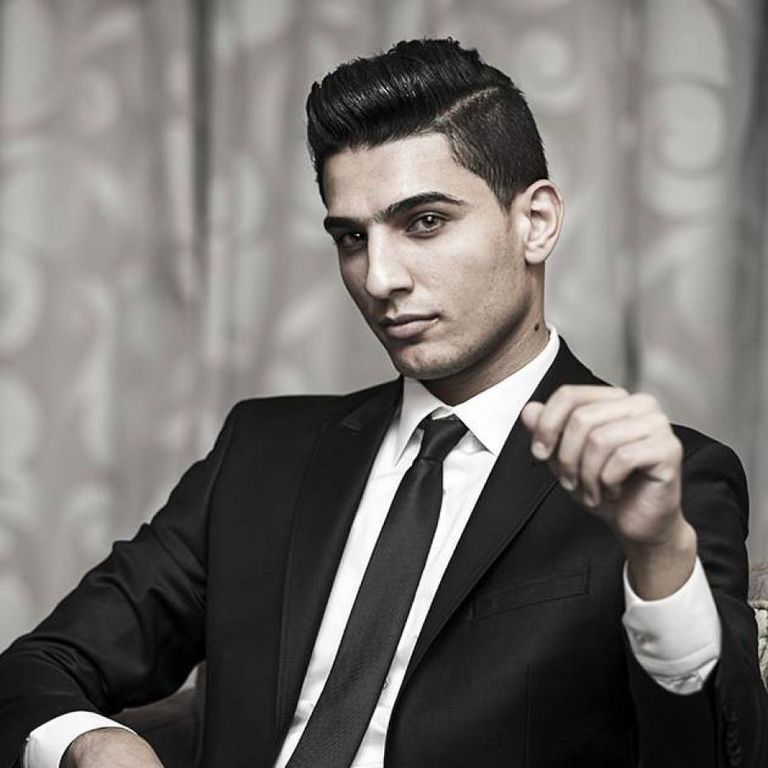 محمد عساف مع خطيبته السابقة