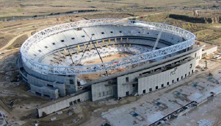 نموذج للملعب في شكله النهائي