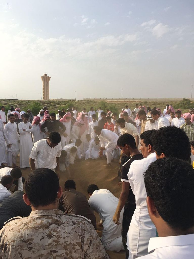 دفن الشهيد علي بن يحي الجعفري