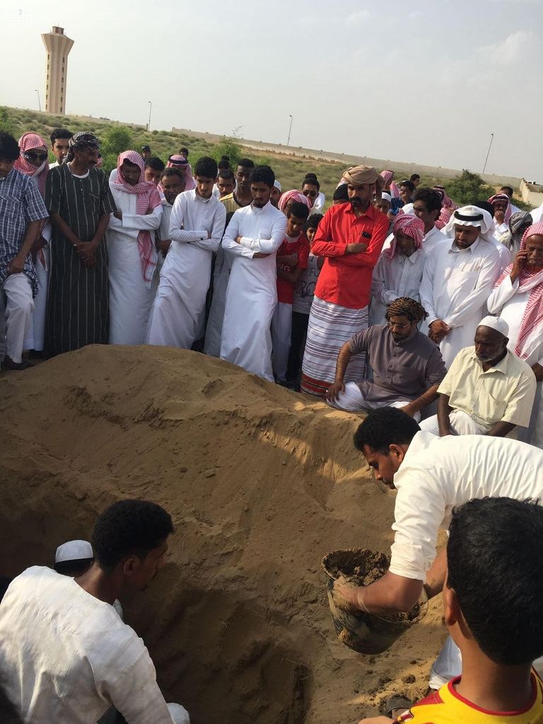 دفن الشهيد علي بن يحي الجعفري