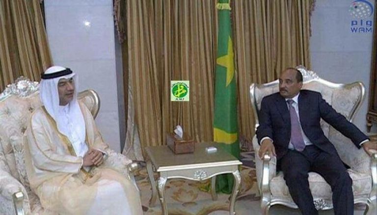 الرئيس الموريتاني يستقبل الوفد الإماراتي المشارك في مهرجان نواكشوط