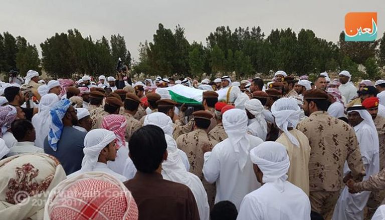تشييع جثمان الشهيد خالد البلوشي