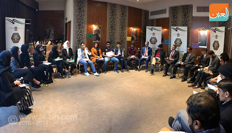 مجلس عيال زايد مع طلاب الإمارات في لندن