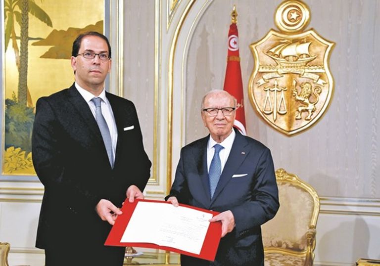 يوسف الشاهد، رئيس الحكومة التونسية