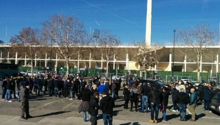 تظاهرات أولتراس فيورنتينا