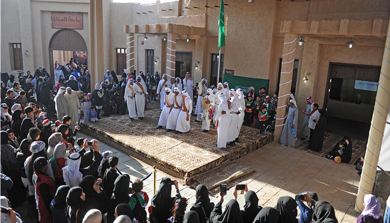 احتفالات قرية صباح الأحمد بالأعياد الوطنية الكويتية