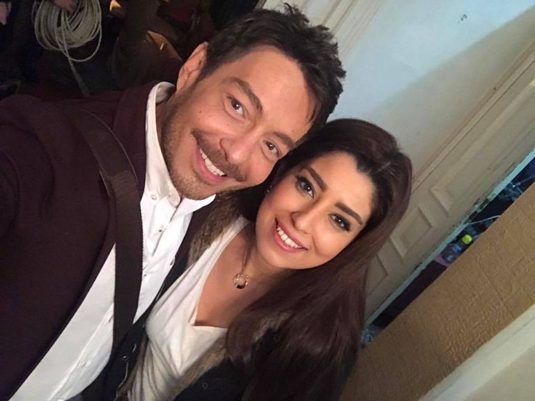 عايدة رياض وآيتن عامر وأحمد زاهر في أول أيام تصوير "الطوفان"