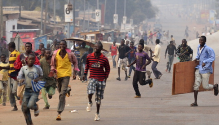 أعمال العنف فى جمهورية إفريقيا الوسطي