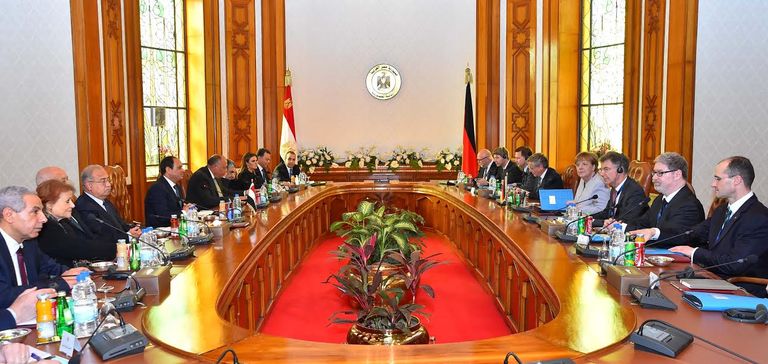 السيسي وميركل