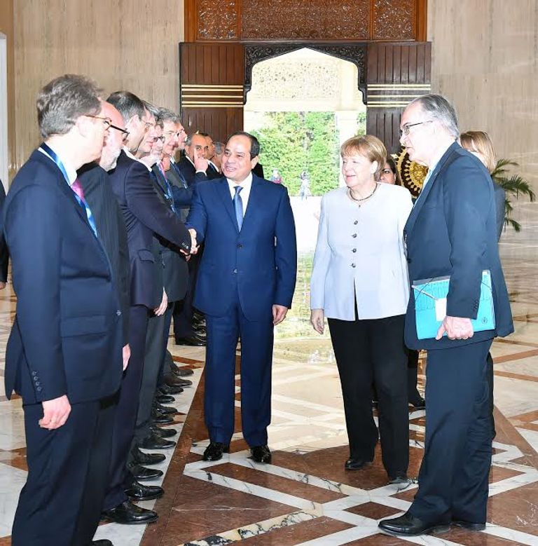 السيسي وميركل