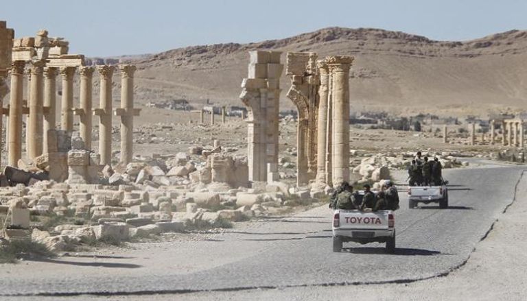 القوات السورية تدخل مدينة تدمر الأثرية - أرشيفية