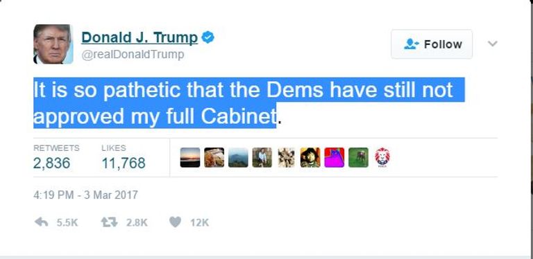 ترامب يواصل هجومه على الديمقراطيين