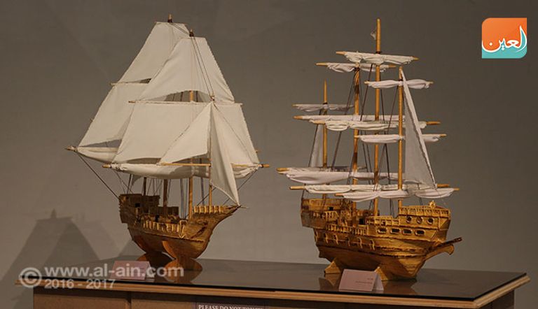 مجسم مصنوع من أعواد الثقاب