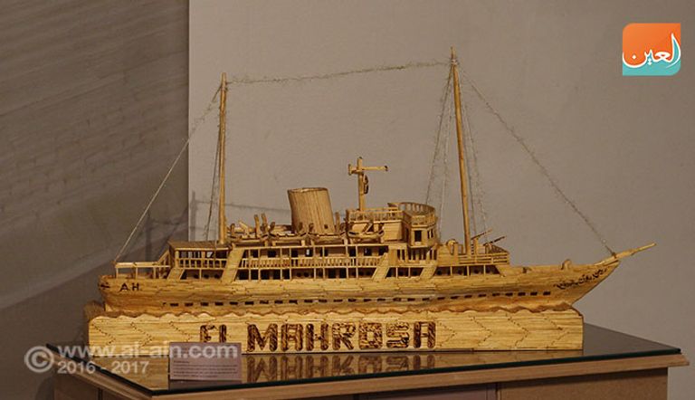 مجسم مصنوع من أعواد الثقاب