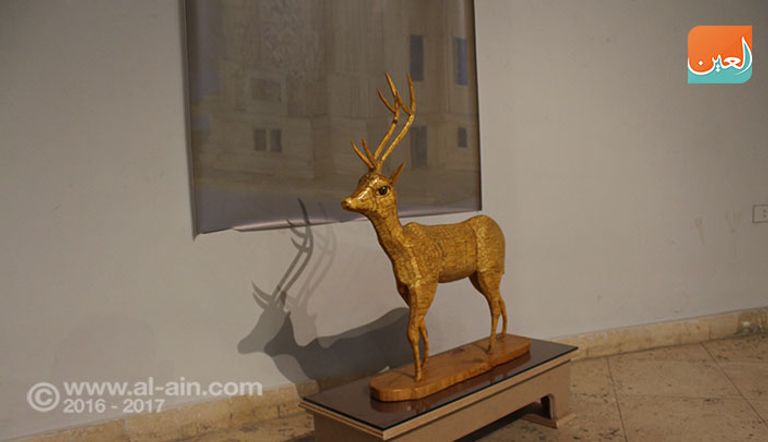 مجسم مصنوع من أعواد الثقاب