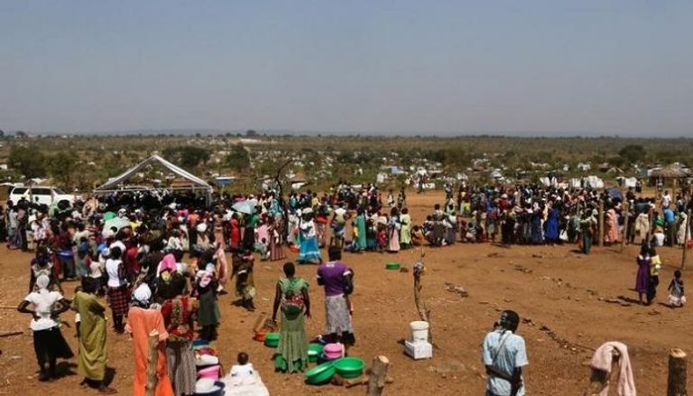 مخيم للاجئي جنوب السودان في أوغندا - رويترز