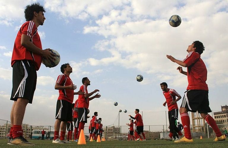 لقطة لتدريبات المنتخب