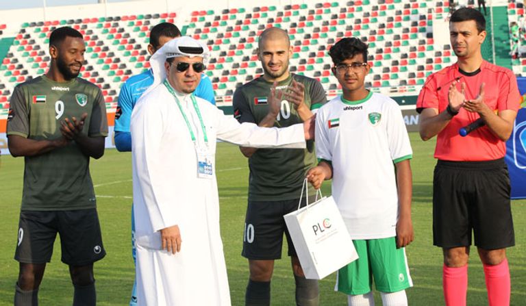 خلال مشاركة الأطفال في إحدى المباريات