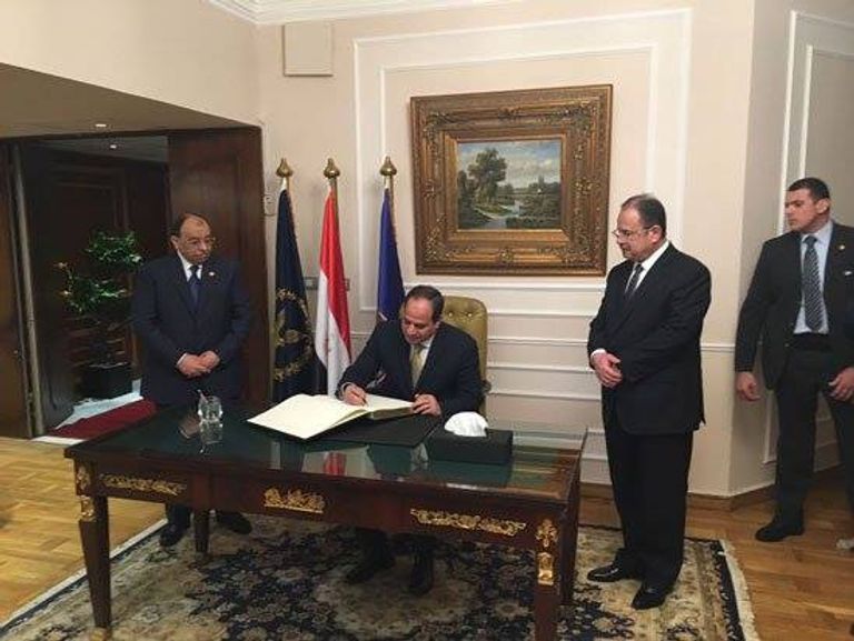 الرئيس المصري عبد الفتاح السيسي